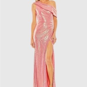 Mac Duggal Pink Formal Evening Gown Style 27152